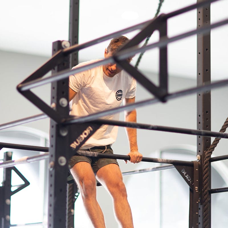 Man on sports performance training
